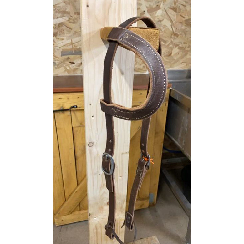 Bride Sans Embout Hamd Industries - Cuir Et Inox - Faite Main - Équitation Western