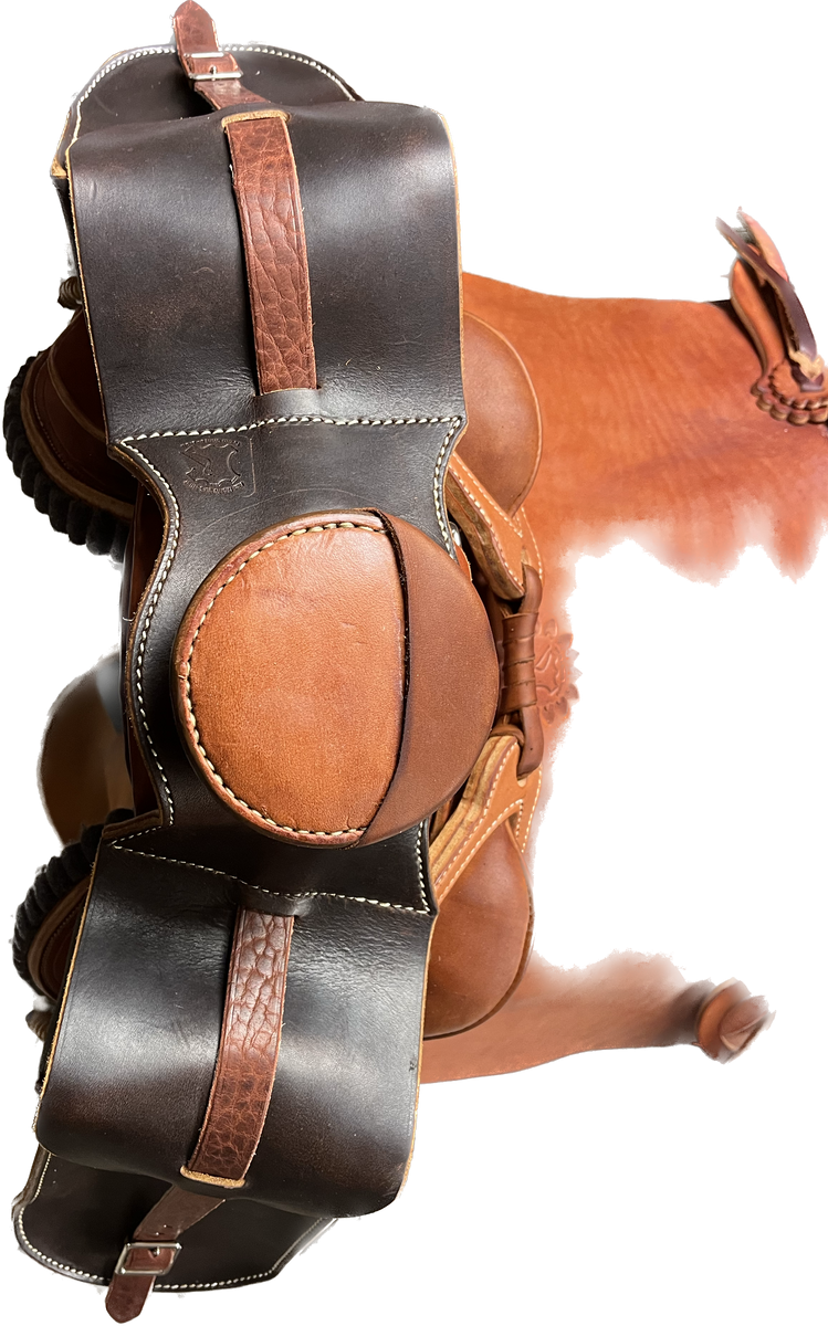 Selle Western Wade KGN International En Cuir – Taille 14 Pouces, Avec Attaches, Marron